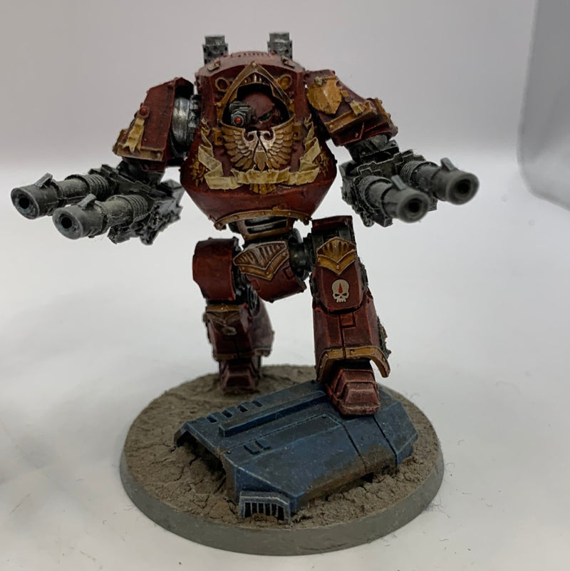 Warhammer 40k Blood Angels Contemptor Dreadnoughts Magnetised Weapons- Nicely Painted (AX052)