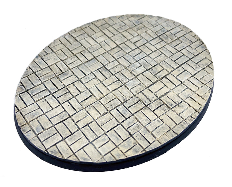 Resin Base - Cobblestone Flat Oval - 120x92mm (1)