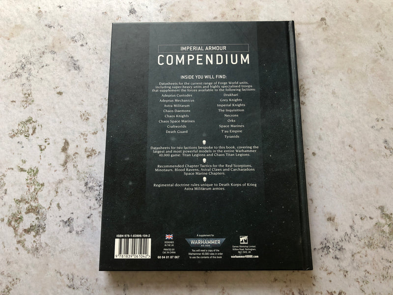 Warhammer Imperial Armour Compendium AS624-0924