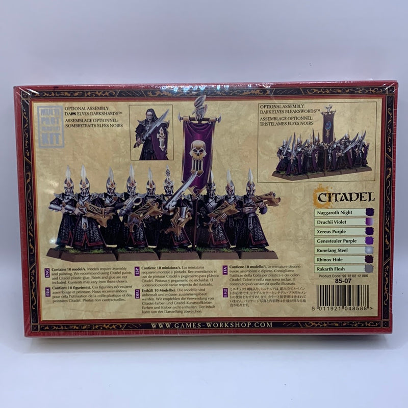 Warhammer Fantasy/Old World: Dark Elf Dreadspears (NIB) (BD700)