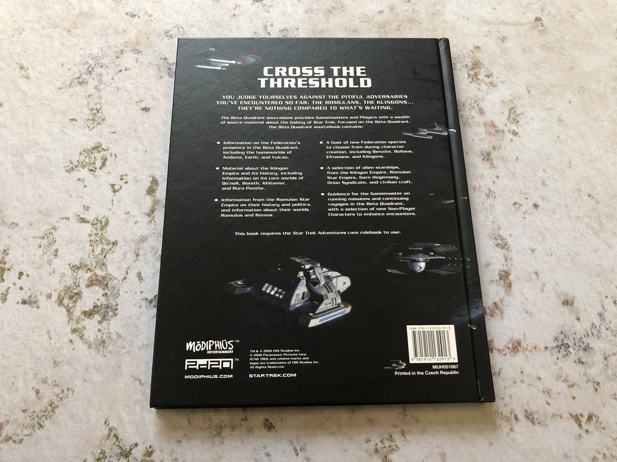 Star Trek Adventures RPG Beta Quadrant Sourcebook AS700-0924