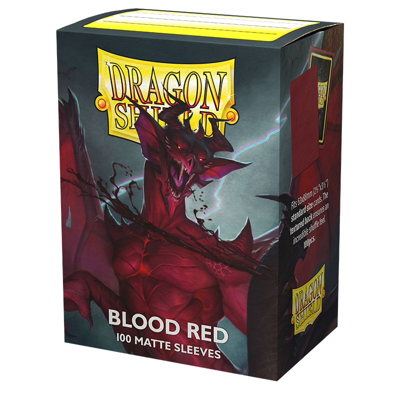Dragon Shields: Blood Red Matte 100