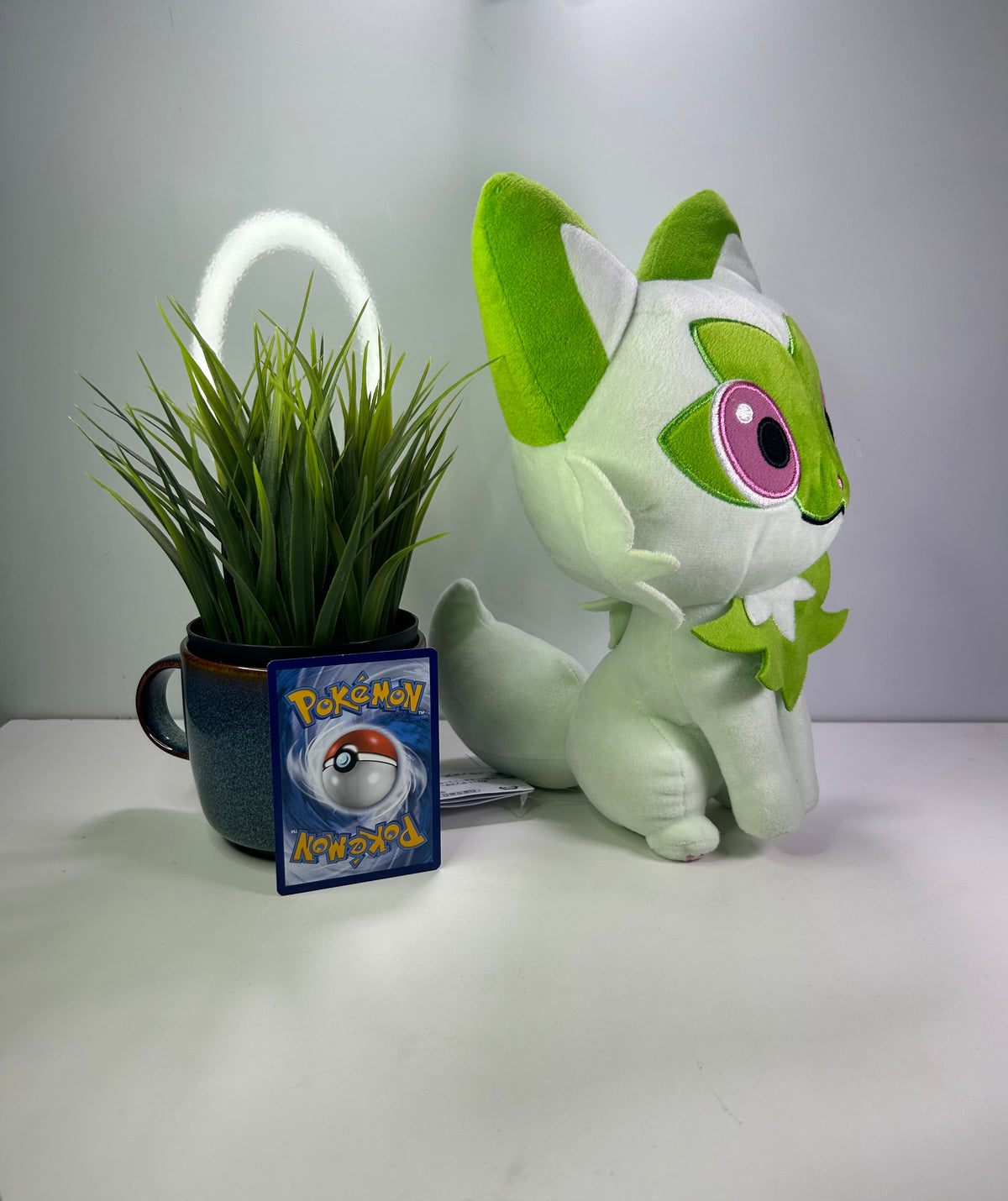Pokemon Plush Toy - Sprigatito - Small  11 inch / 28 cm