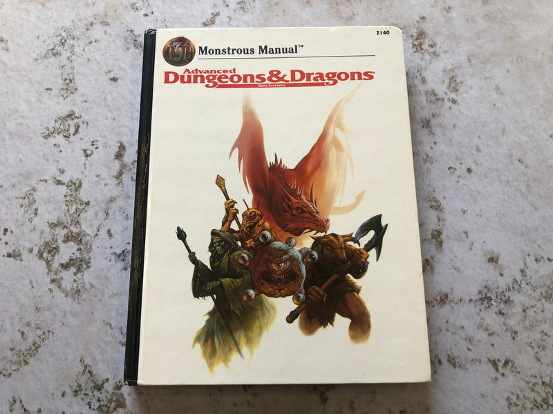 Advanced Dungeons & Dragons - Monstrous Manual White Cover AS665-0924