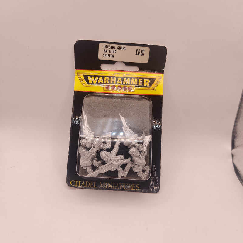 Warhammer 40k Imperial Guard Ratling Snipers NIB - BA066