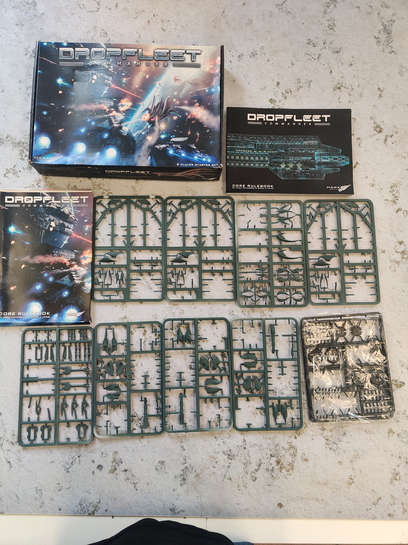 Dropfleet Comander 2 Player Starter Set Incomplete - BD013