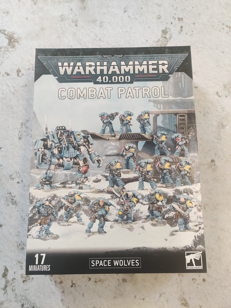 Warhammer 40k Space Wolves Combat Patrol Damaged Box - BD015