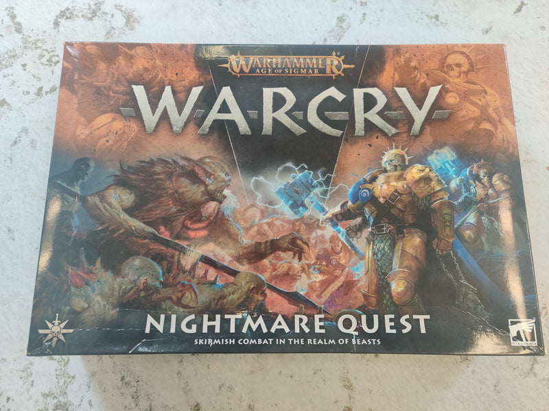 Age of Sigmar Warcry Nightmare Quest Damaged Box Sealed - BD018
