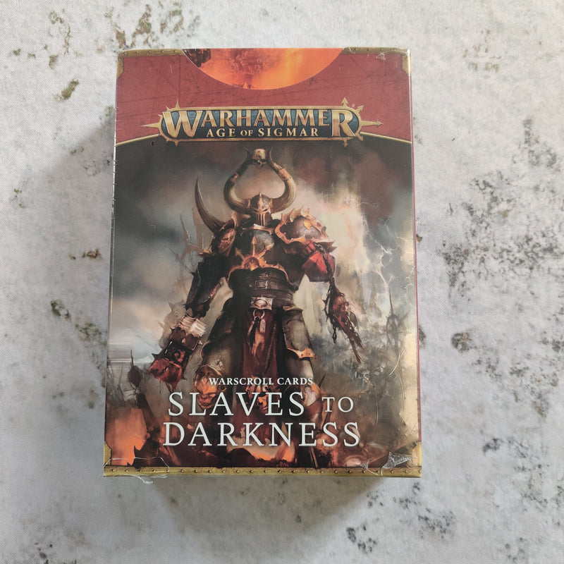 Age of Sigmar Slaves to Darkness Warscroll Cards