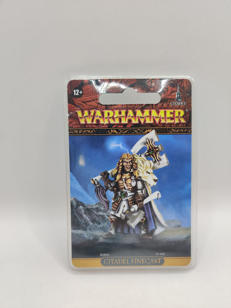 Warhammer High Elves Korhil Captain of the White Lions Finecast AE018