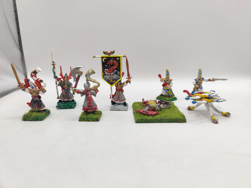 Warhammer High Elves Metal Bolt Thrower and Command AT239