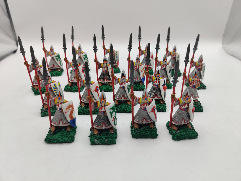 Warhammer High Elves Spearmen x20 Plastic painted OOP AF058