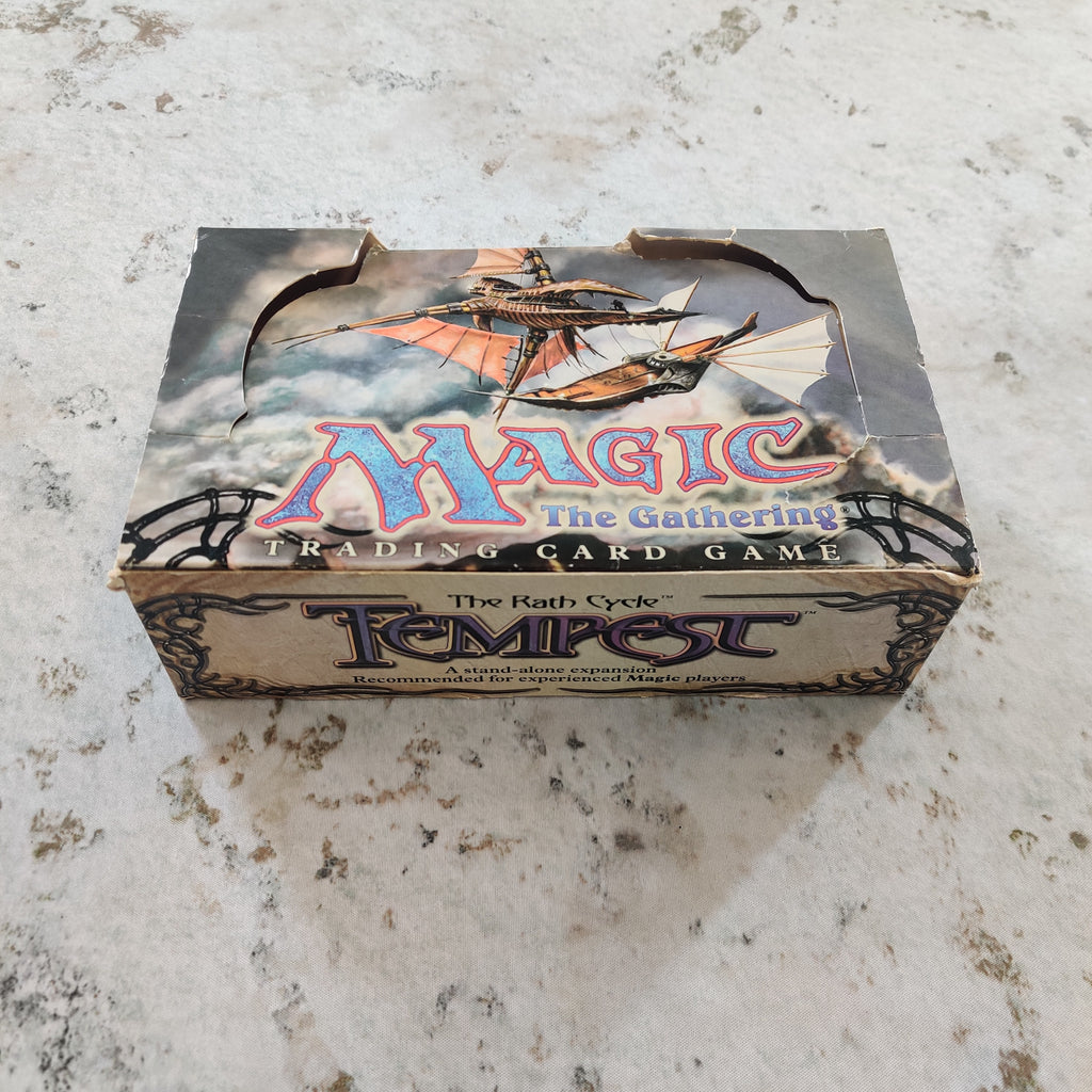 mtg tempest booster box MTG Magic the Gathering Tempest Empty Booster Display