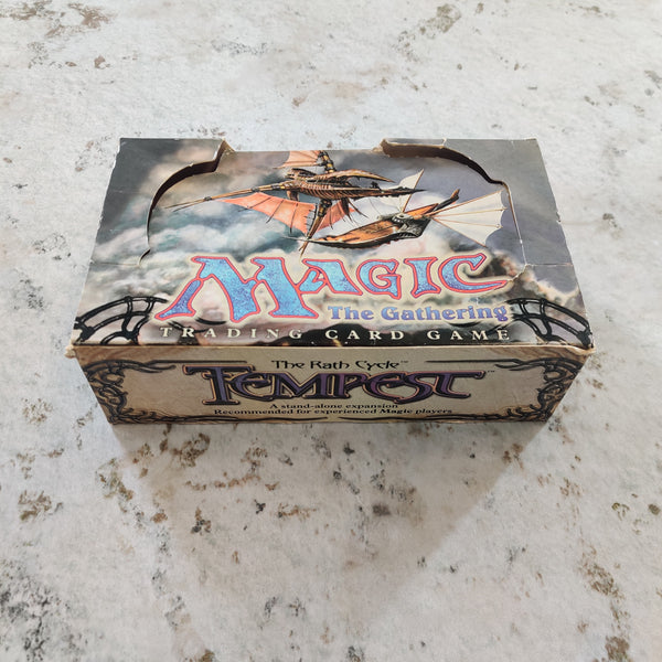 magic the gathering tempest booster box MTG Magic the Gathering Tempest Empty Booster Display