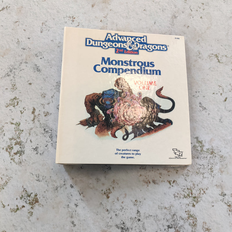 AD&D Advanced Dungeons and Dragons Monstrous Compendium Vol 1 Binder AY063