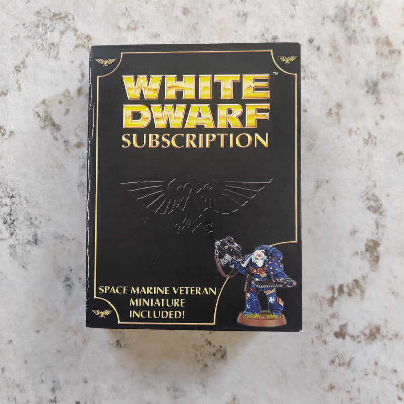 White Dwarf Subscription Space Marine Veteran - OOP 2007 In Box AV163