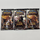 World of Warcraft TCG Drums of War Boosters SEALED x3 AW206