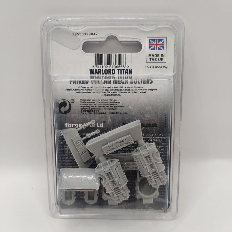 Adeptus Titanicus Warlord Titan Paired Vulcan Mega Bolters AT246