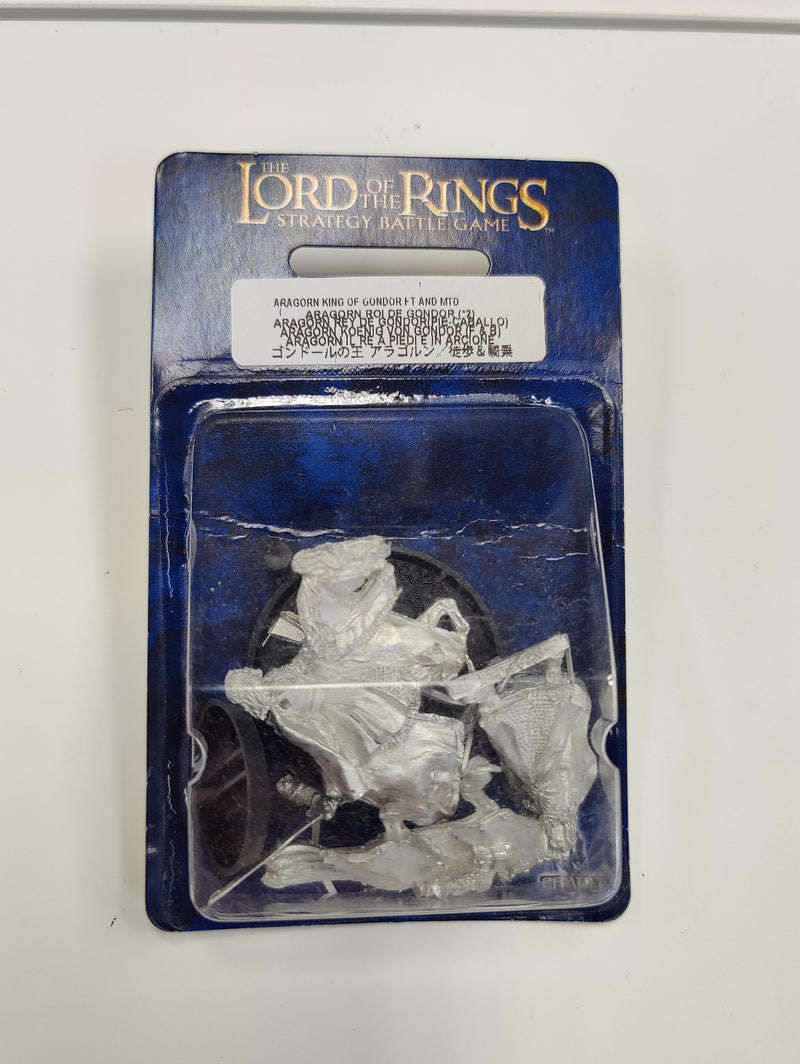 Middle Earth SBG - Gondor Hero Bundle, Faramir & Damrod + Madril & Cirion + Aragorn King Elessar Metal NIB (AY001)