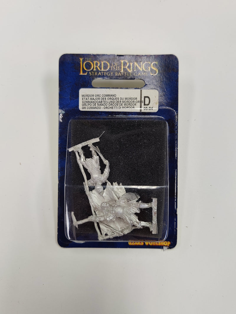 Middle Earth SBG - Mordor Orc Captain & Banner Bearer Metal NIB (AY006)