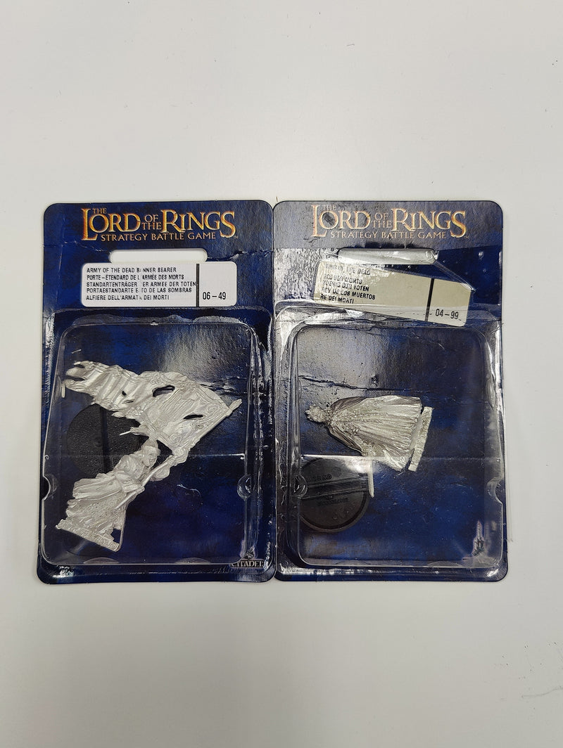 Middle Earth SBG - Army of the Dead, King of The Dead & Banner Bearer Metal NIB (AY003)