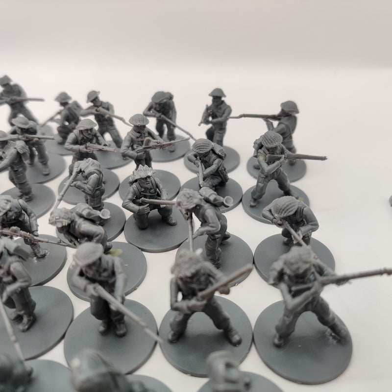 Warlord Games Bolt Action British Army Infantry x30 Plus spare bits AT052