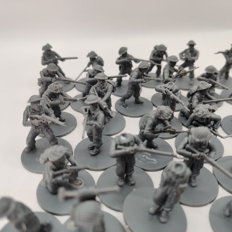 Warlord Games Bolt Action British Army Infantry x30 Plus spare bits AT052