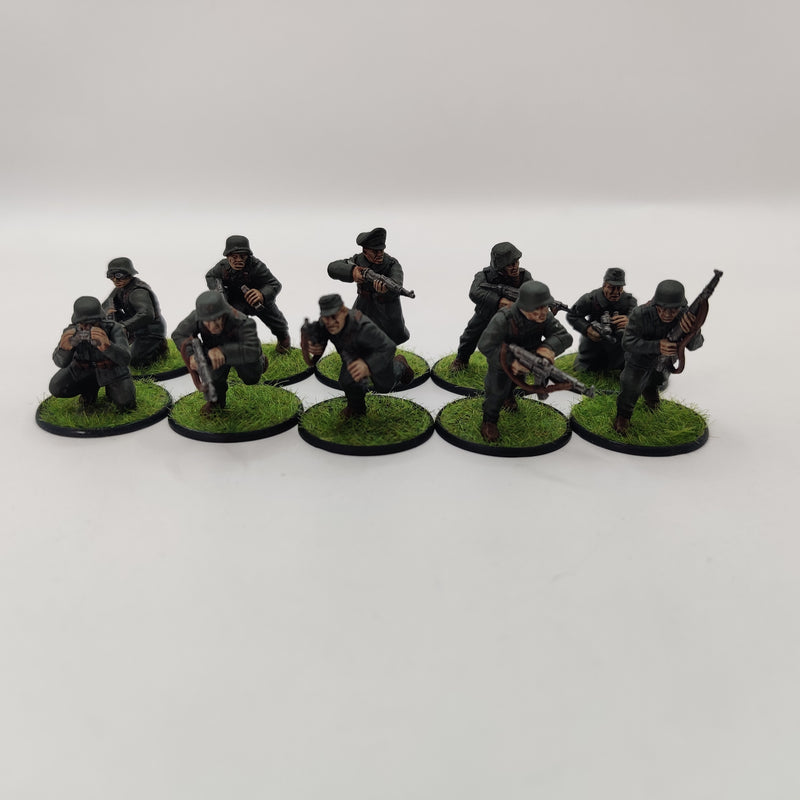 Warlord Games Bolt Action German Infantry Squad - Painted AZ192