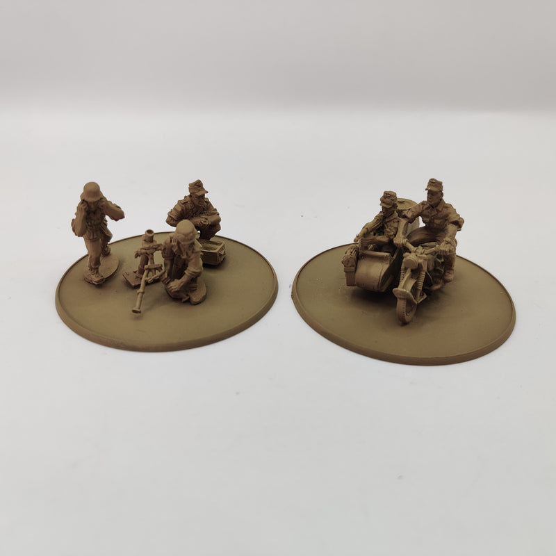 Warlord Games Bolt Action German Afrika Korps Mortar and Kradschutzen AW166