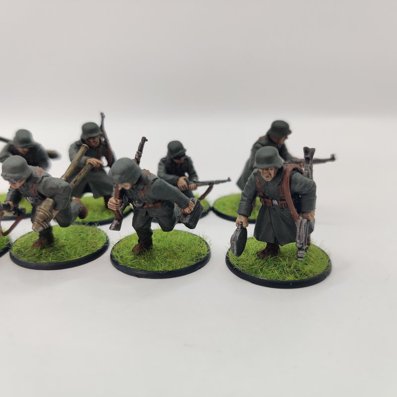 Warlord Games Bolt Action German Infantry Squad - Painted BA101