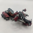 Warhammer 40k Ork Warboss on Bike - Forgeworld OOP - Painted AL037