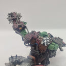 Warhammer 40k Ork Warboss on Bike - Forgeworld OOP - Painted AL037