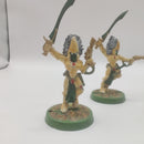 Warhammer 40k Eldar Howling Banshees - Metal - 2nd Edition - Painted AT231