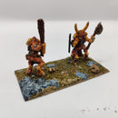 Warhammer Fantasy Beasts of Chaos Beastmen x6 - 1990s - Metal OOP AZ020