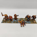Warhammer Fantasy Beasts of Chaos Beastmen x6 - 1990s - Metal OOP AT110