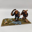 Warhammer Fantasy Beasts of Chaos Beastmen x6 - 1990s - Metal OOP AT110