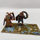 Warhammer Fantasy Beasts of Chaos Beastmen x6 - 1990s - Metal OOP AT110