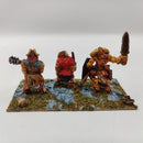 Warhammer Fantasy Beasts of Chaos Beastmen x6 - 1990s - Metal OOP AT110