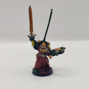 Warhammer 40k Dark Angels Grand Master Azrael with Watcher - Metal OOP AQ030