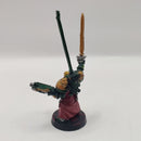 Warhammer 40k Dark Angels Grand Master Azrael with Watcher - Metal OOP AQ030