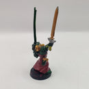 Warhammer 40k Dark Angels Grand Master Azrael with Watcher - Metal OOP AQ030