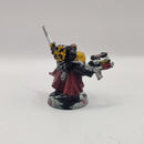 Warhammer 40k Dark Angels Captain and Librarian in Terminator Armour - Metal AI235