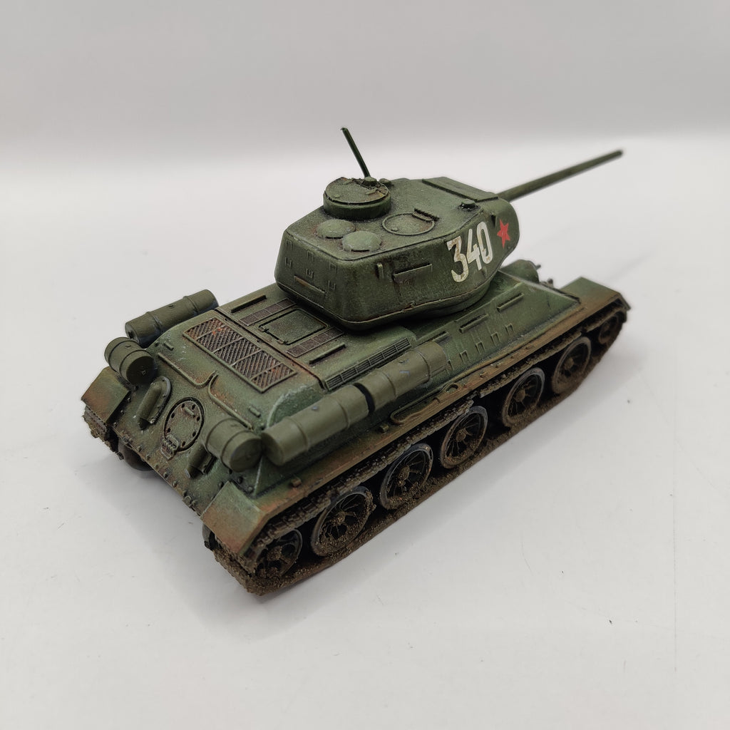 T-34⭐ Bolt Action Soviet T-34 Tank - Painted AZ023