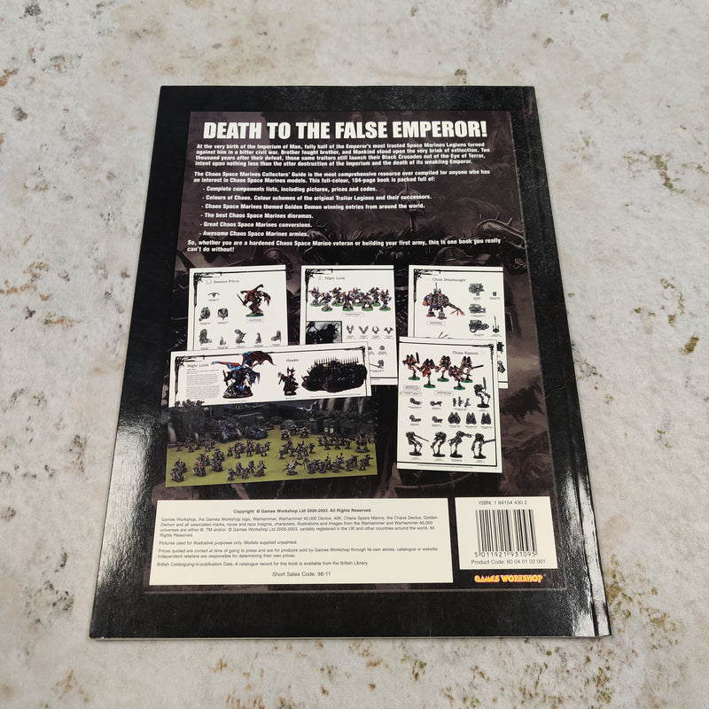 Warhammer 40k Chaos Space Marines Collectors Guide BK0030