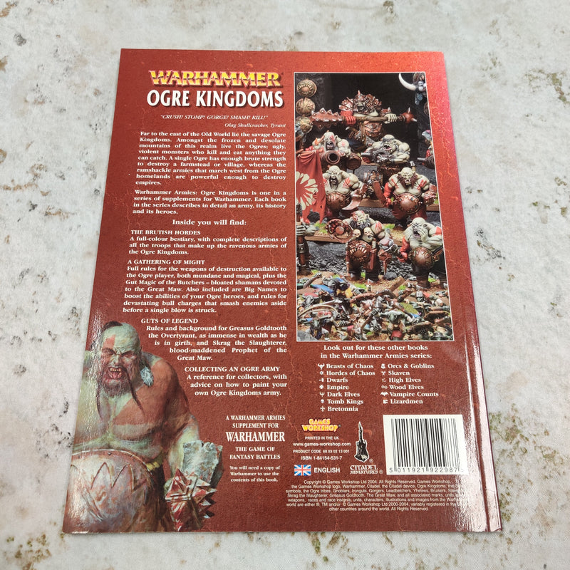 Warhammer Ogre Kingdoms Army Book - 2004 BK0041