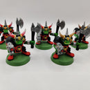 Warhammer 40k 2nd Edition Orks and Gretchin - Core Set Painted AZ199