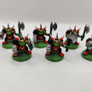 Warhammer 40k 2nd Edition Orks and Gretchin - Core Set Painted AZ199