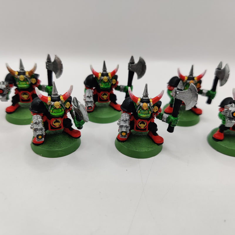 Warhammer 40k 2nd Edition Orks and Gretchin - Core Set Painted AZ199