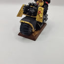Warhammer 40k 2nd Edition Blood Angels Chaplain on Bike - Metal Painted AA090