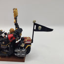 Warhammer 40k 2nd Edition Blood Angels Chaplain on Bike - Metal Painted AA090